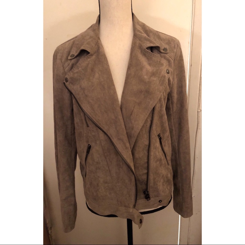 Medium Lush Motorcycle Jacket Like New!